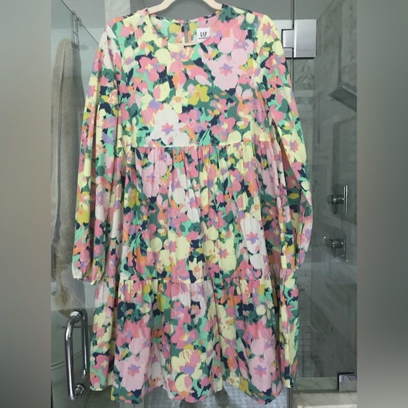 Gap Long sleeve multi colored maternity dress - Picture 4 of 7